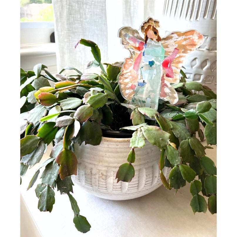 Angel Plant Stick by Lauren Dunn