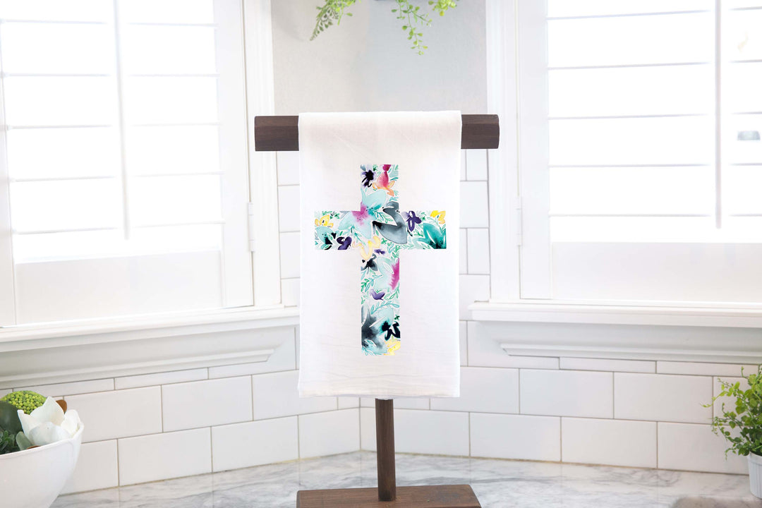 Cross Flour Sack Tea Towel