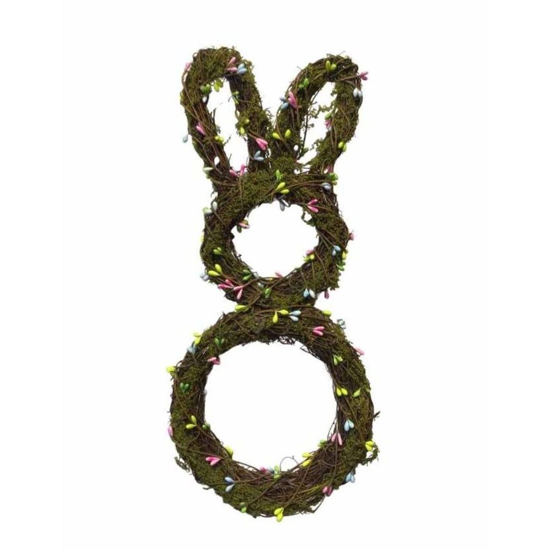 Blooming Berry Bunny Silhouette 20.5"