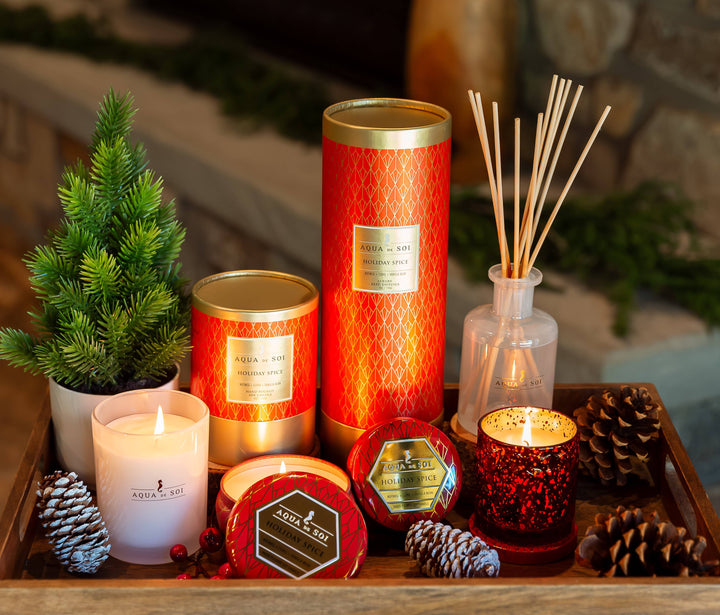 Holiday Spice  9oz Holiday Soy Candles Tin