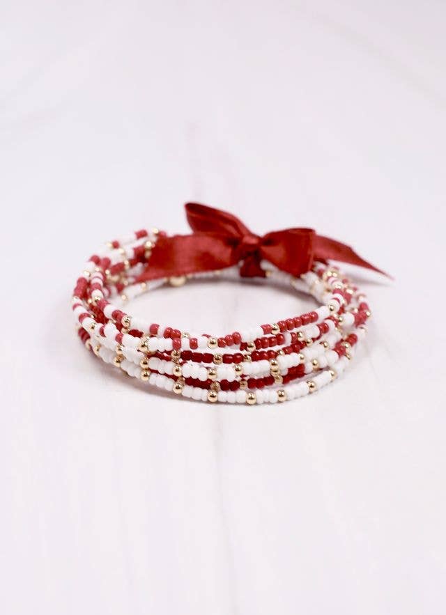 Karnes Bracelet Set Crimson