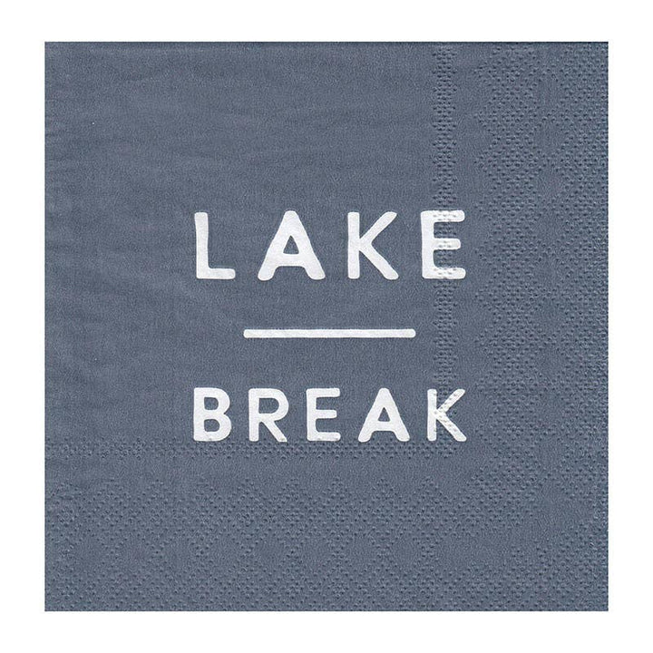 Lake Break Paper Cocktail Napkins