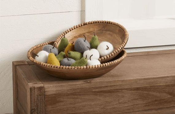 Felted Wool Fruit Decor