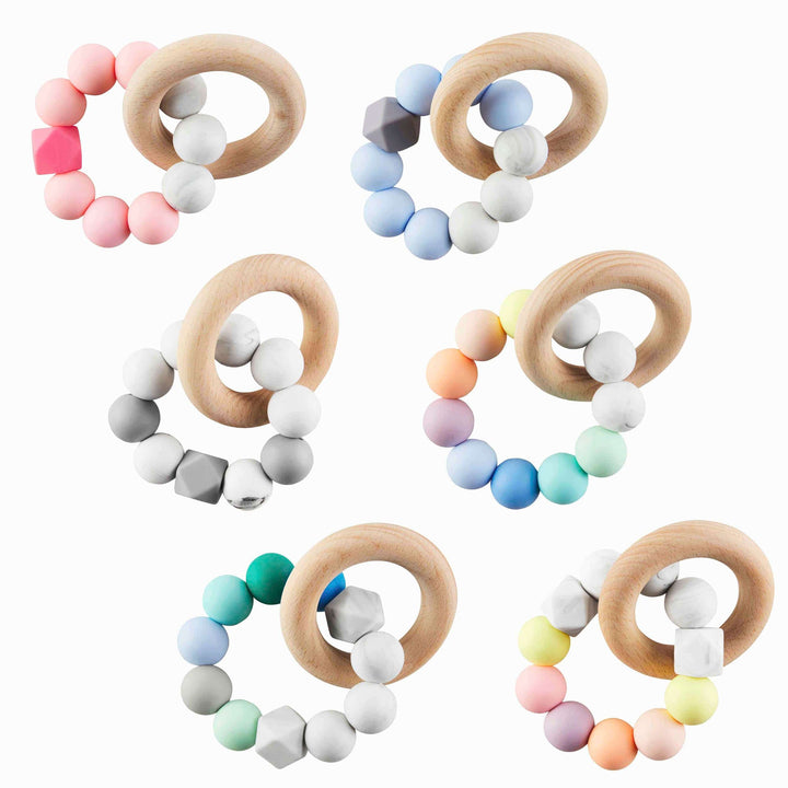 Silicone & Wood Teether