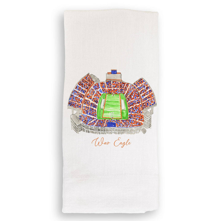 Auburn Football Stadium Tea Towel - Bloom and Petal