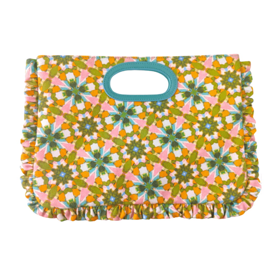 The "Parham" Pouch Bag, Lady Di Yellow: One Size