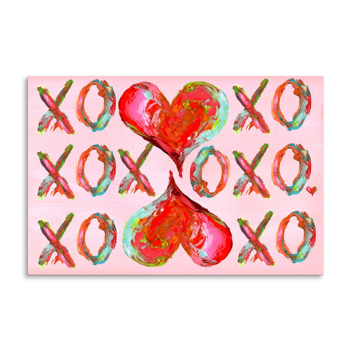 Colorful Hearts Paper Placemats