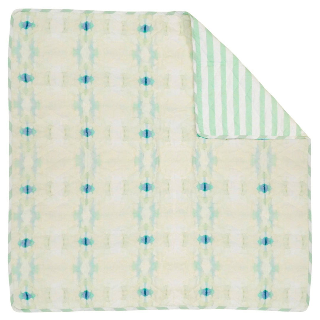 Laura Park Coral Bay Pale Blue Baby Blanket