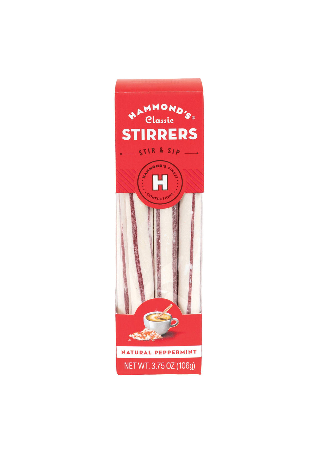 Natural Peppermint Cocoa Stirrers by Hammond's