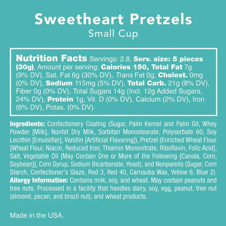 Sweetheart Pretzels by Candy Club