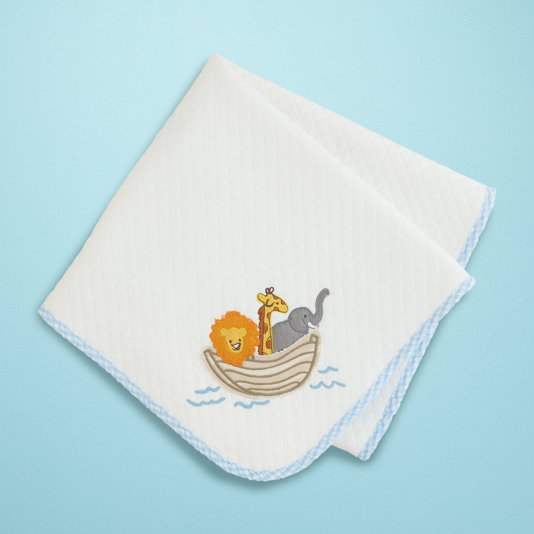 Noah's Ark Quilted Baby Blanket