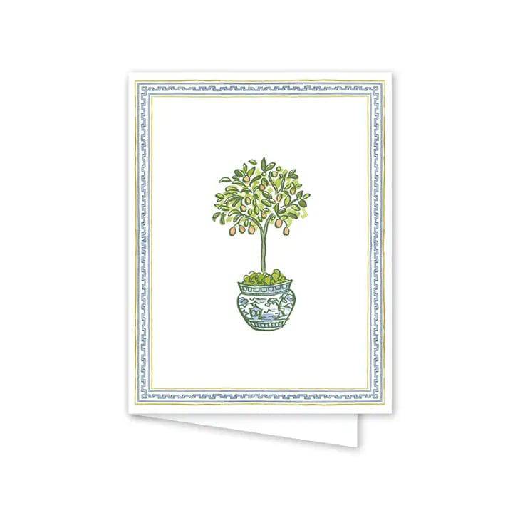 Topiary Trimmings Greeting Card