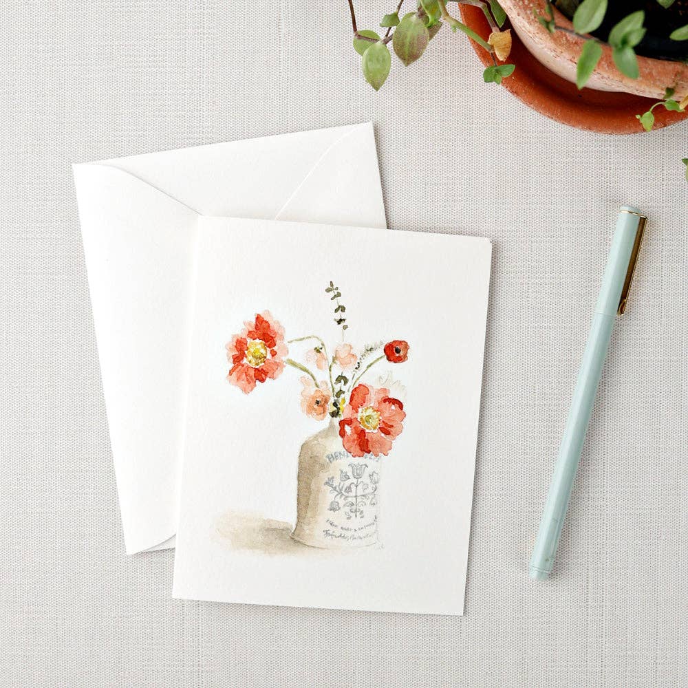Vintage Bouquet Notecards by Emily Lex