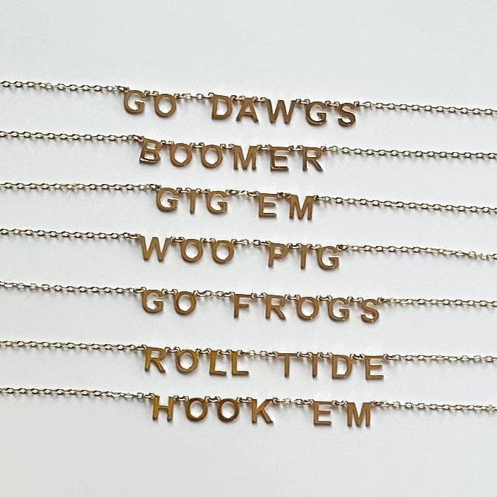 Roll Tide Chant Necklace