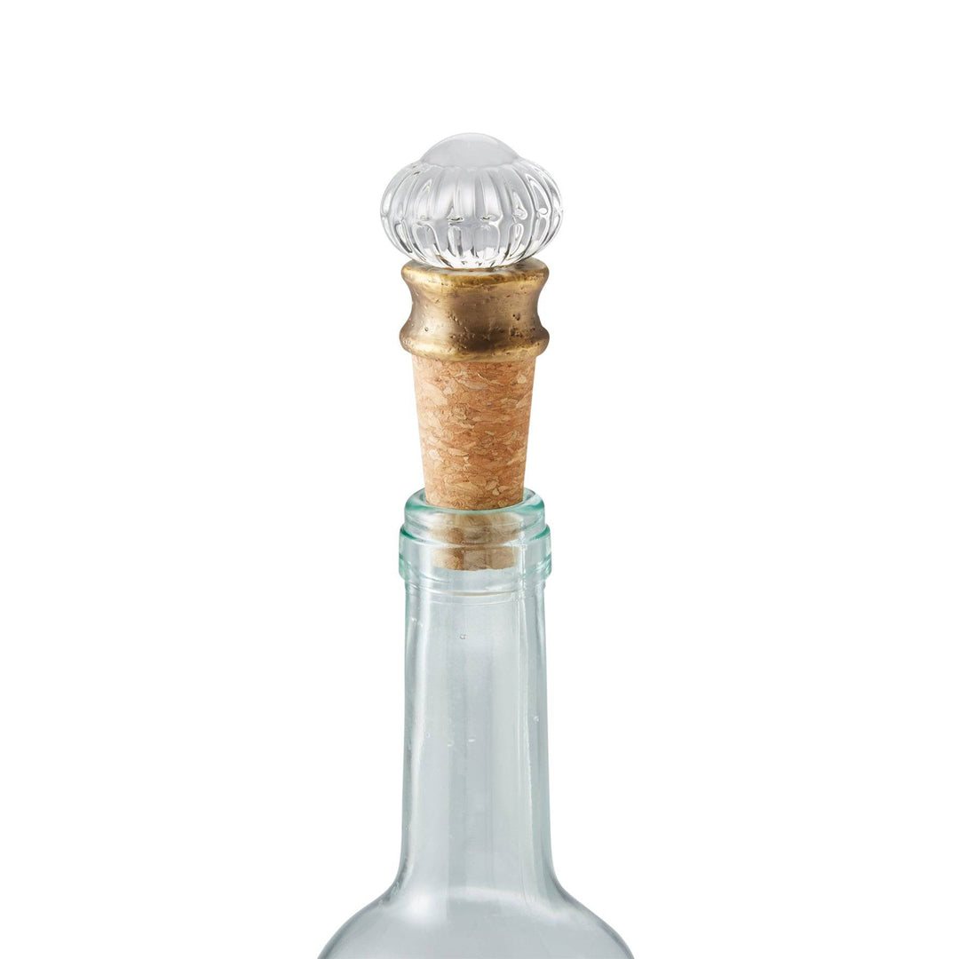 Glass Doorknob Bottle Topper