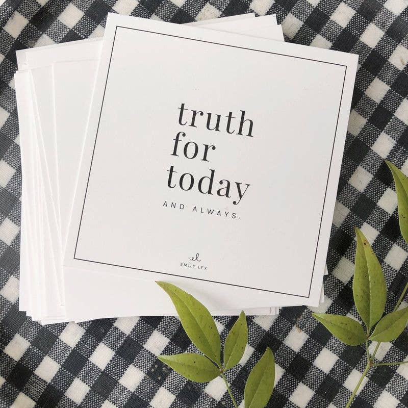 Truth for Today Scripture Cards by Emily Lex