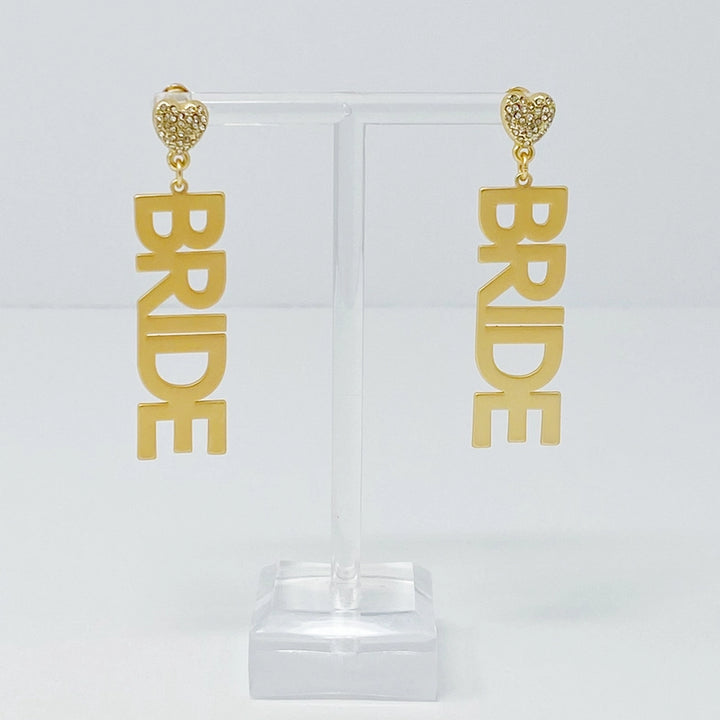 Say I Do Bride Earrings- Gold - Bloom and Petal