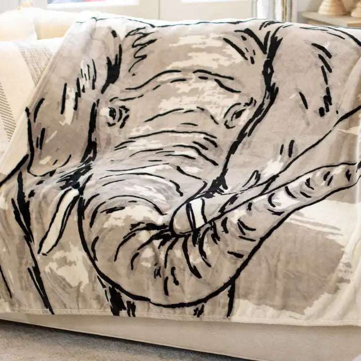 Elephant Throw Blanket