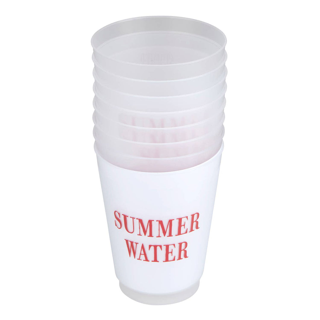 Summer Water Plastic Cups