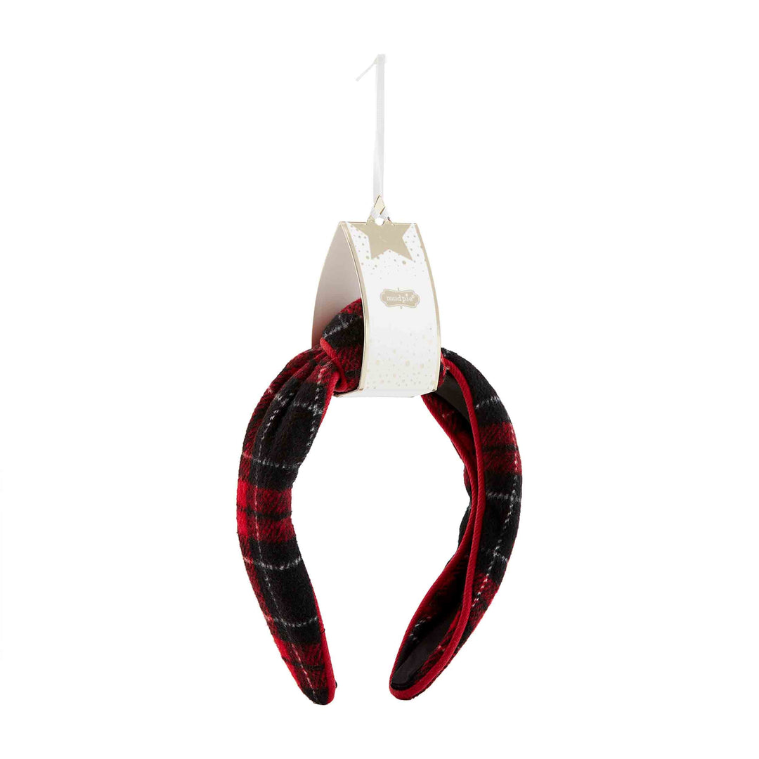 Red Plaid Headband