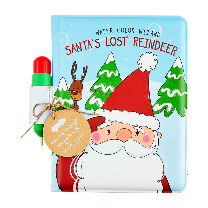 Santa's Reindeer Water Coloring Book Set