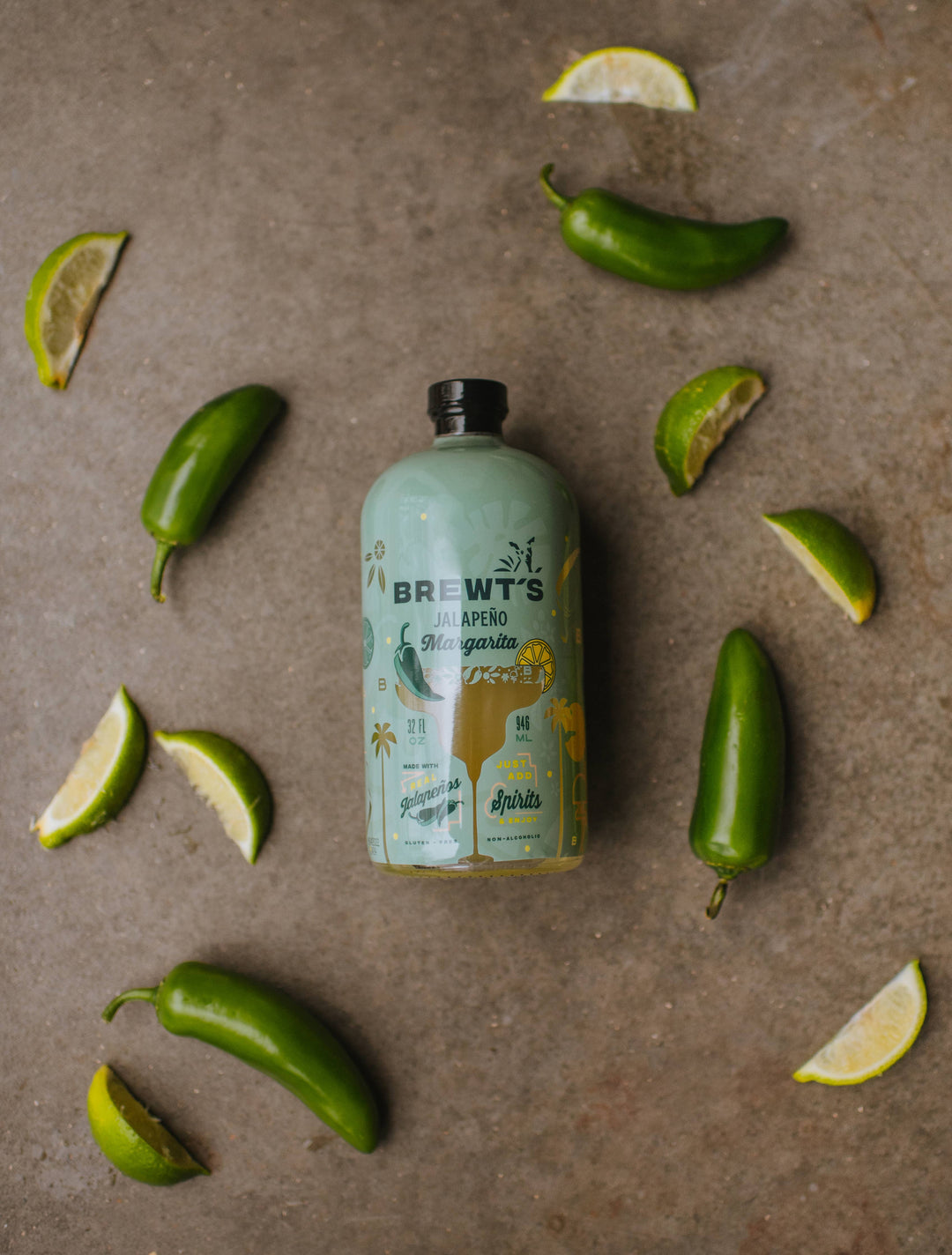 Jalapeño Margarita | Spicy & Premium Cocktail Mixer 32 OZ