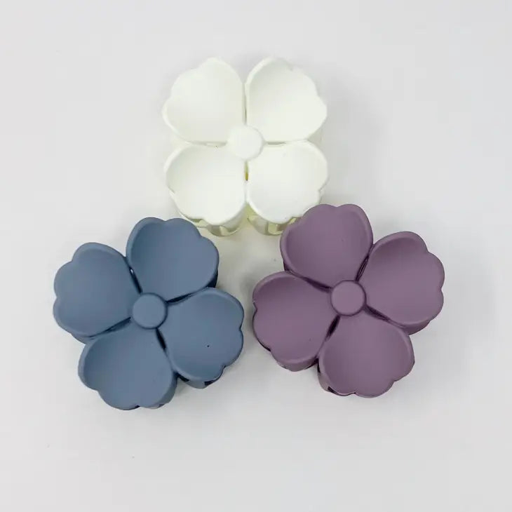 Hibiscus Petals Hair Claw Set of 3 - Bloom and Petal