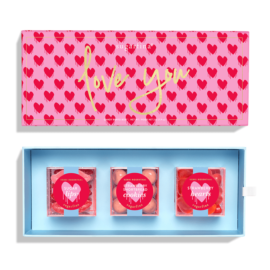 Sugarfina Love You - 3pc Candy Bento Box