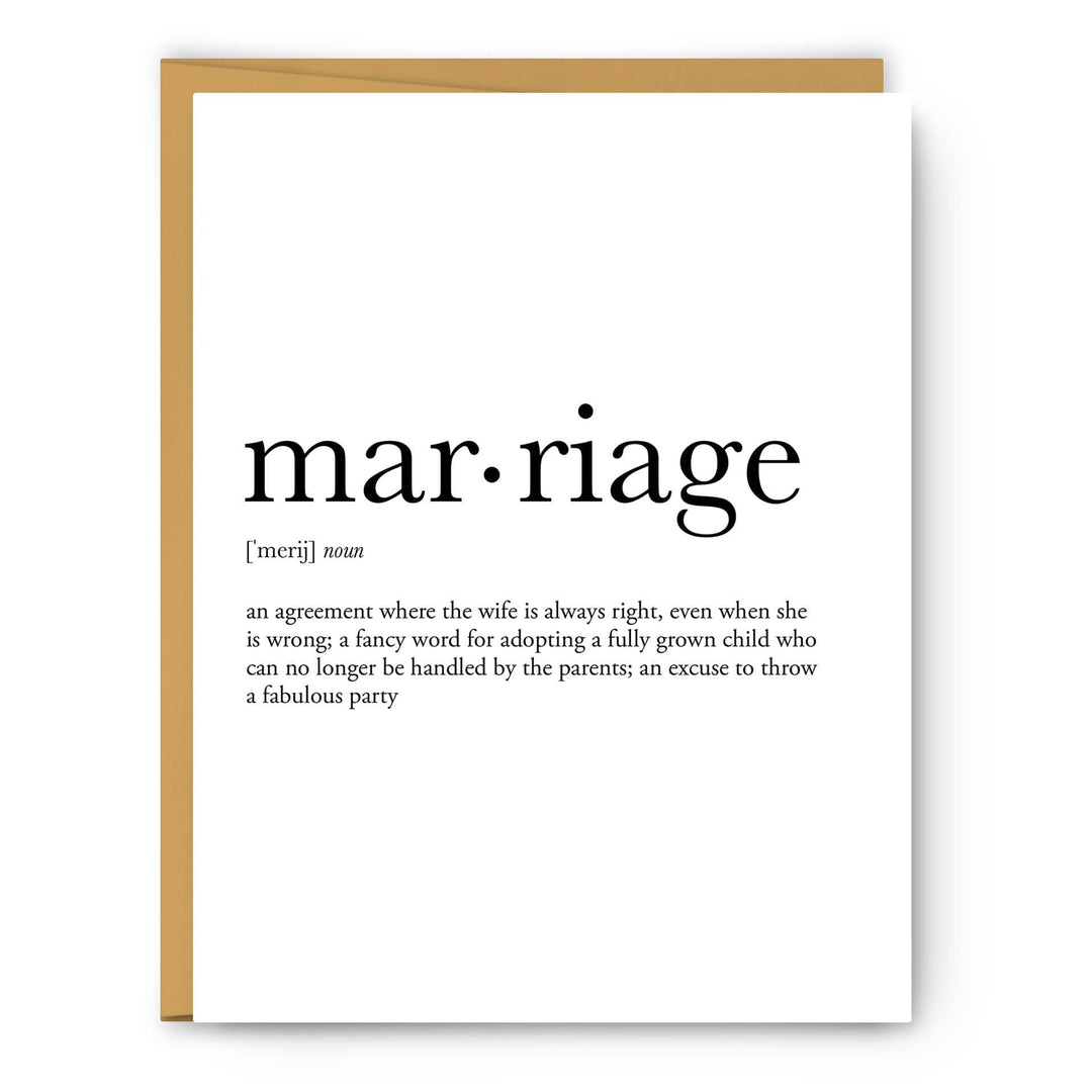 Marriage Greeting Card