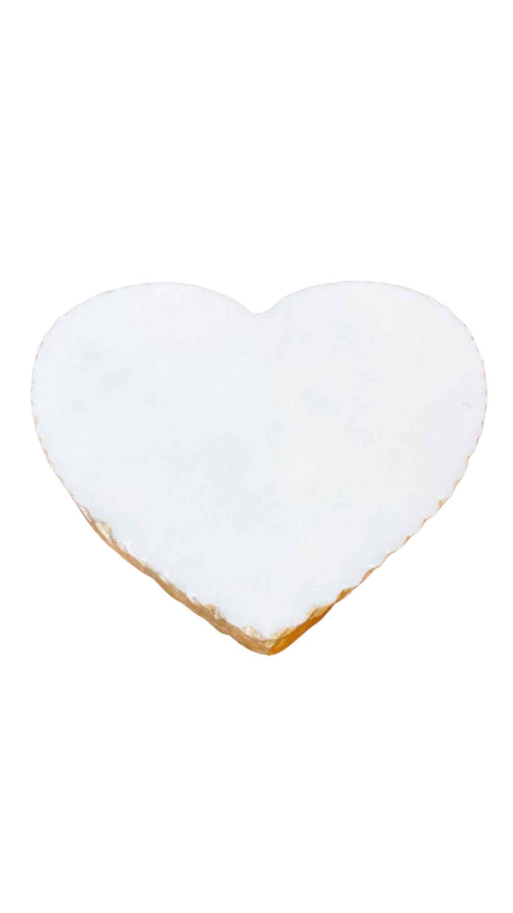 Heart Shaped Marble Serving Board