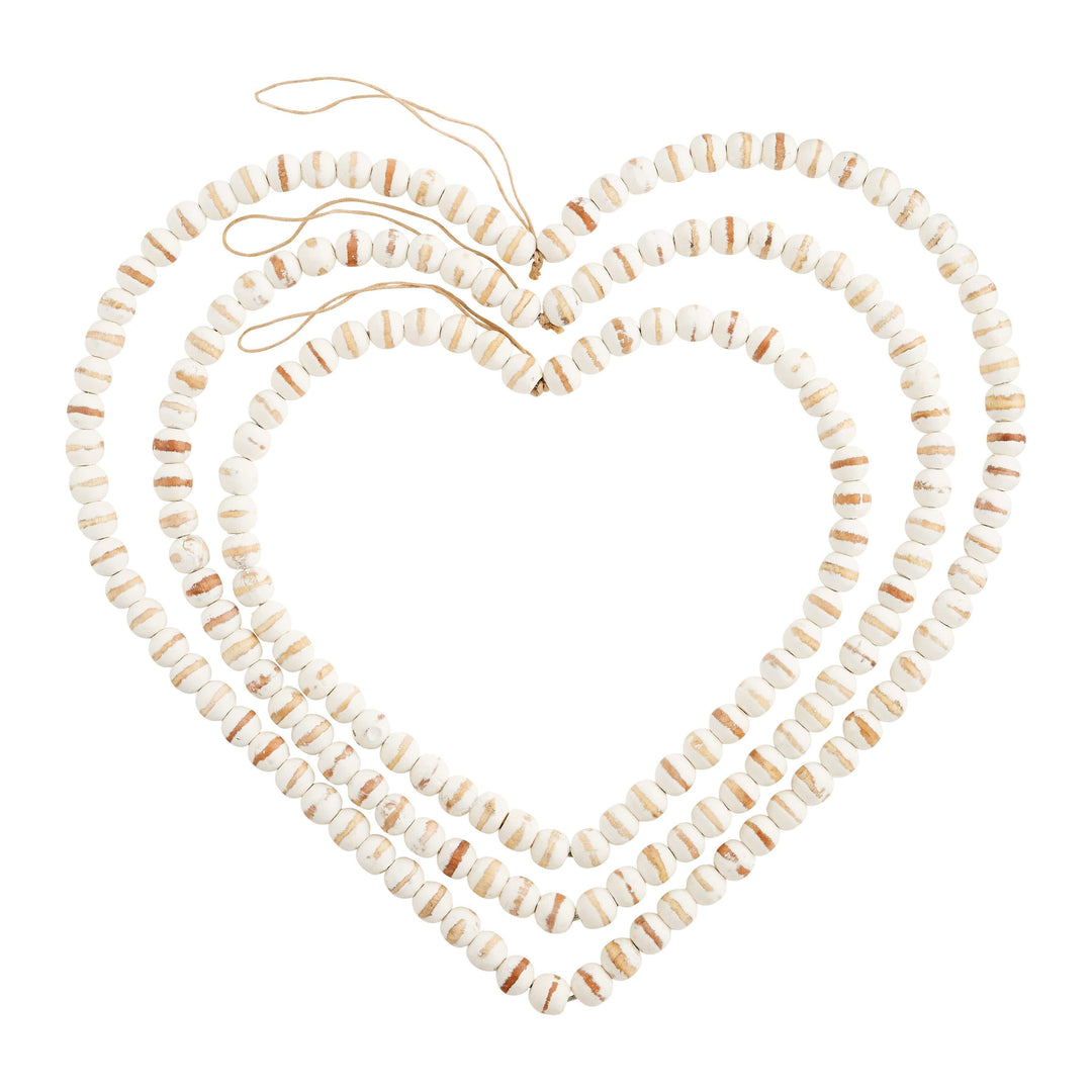 Beaded Heart Hangers Set of 3