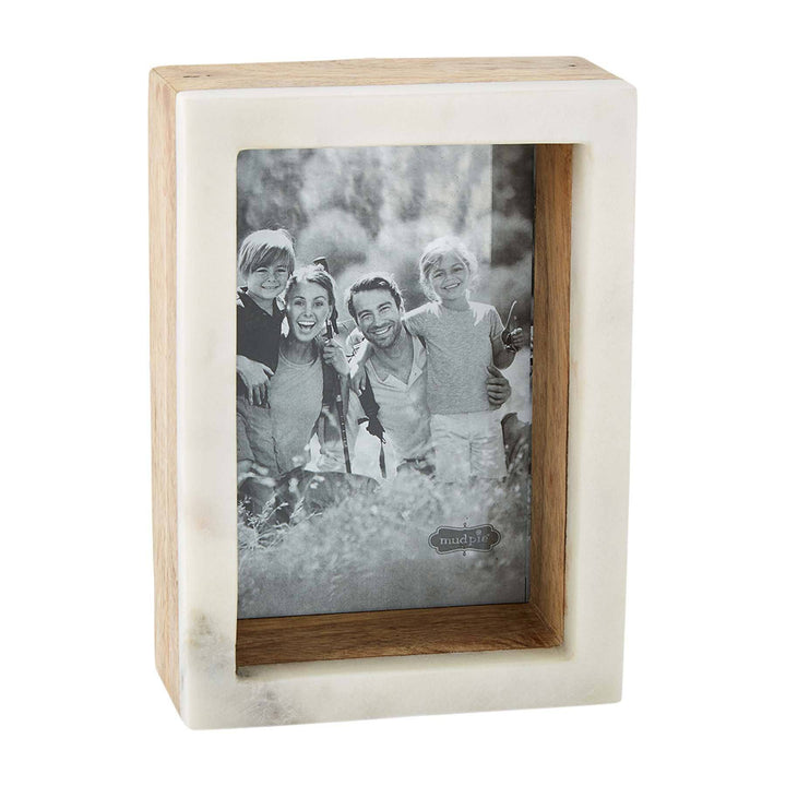 Wood Marble Shadow Frame