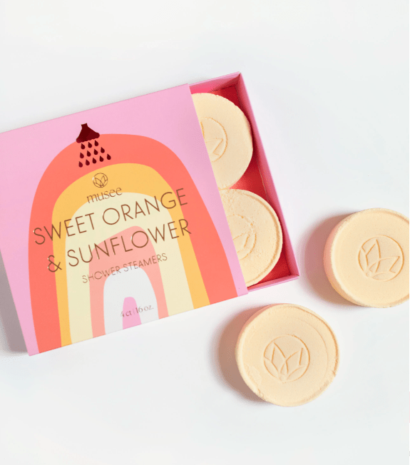 Musee Sweet Orange & Sunflower Shower Steamers