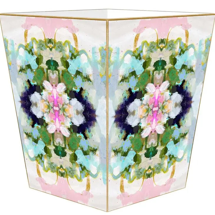 Nantucket Bloom Waste Basket - Bloom and Petal