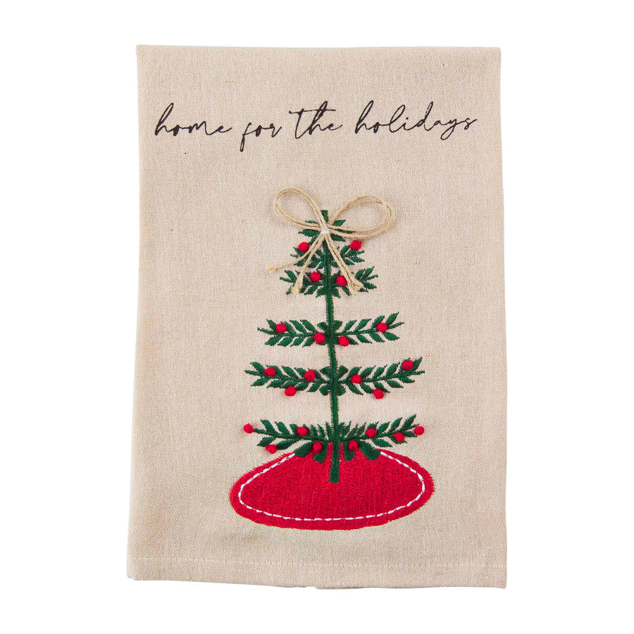 Tree French Knot Towel - Bloom and Petal