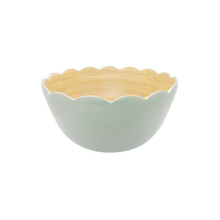 Laura Park Robin's Egg Blue Scalloped Dip Bowl