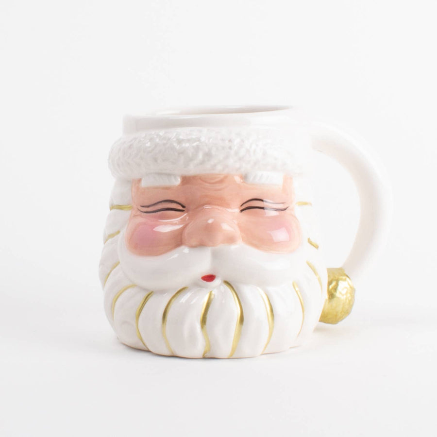 White Santa Mug - Bloom and Petal