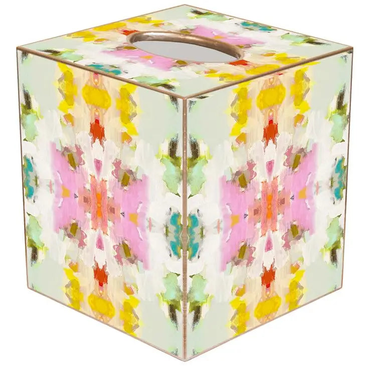 Laura Park Giverny Tissue Box Cover - Bloom and Petal