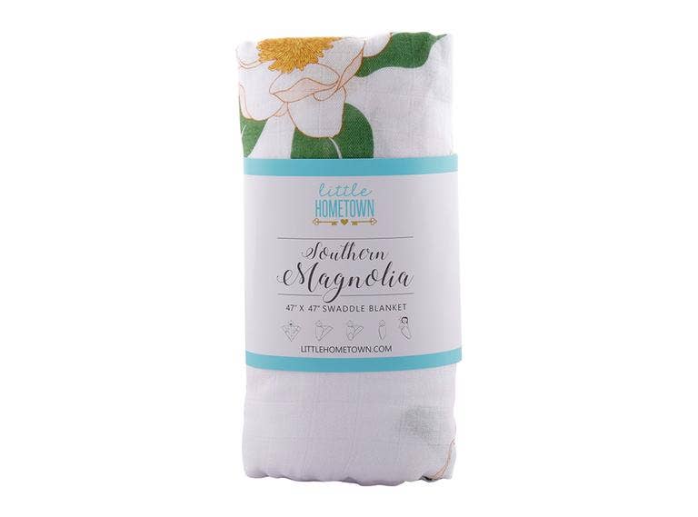 Southern Magnolia Baby Swaddle - Bloom and Petal
