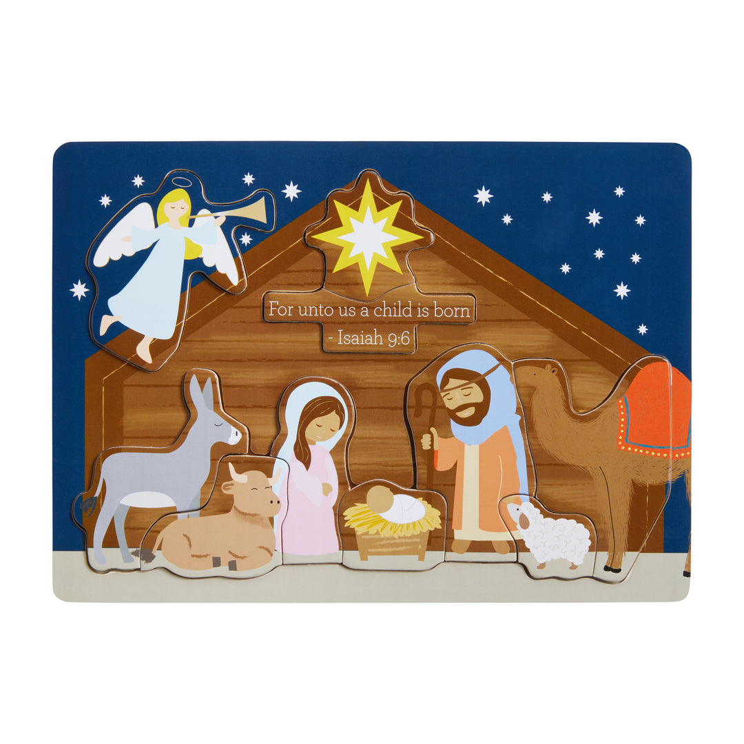 Wood Nativity Puzzle - Bloom and Petal