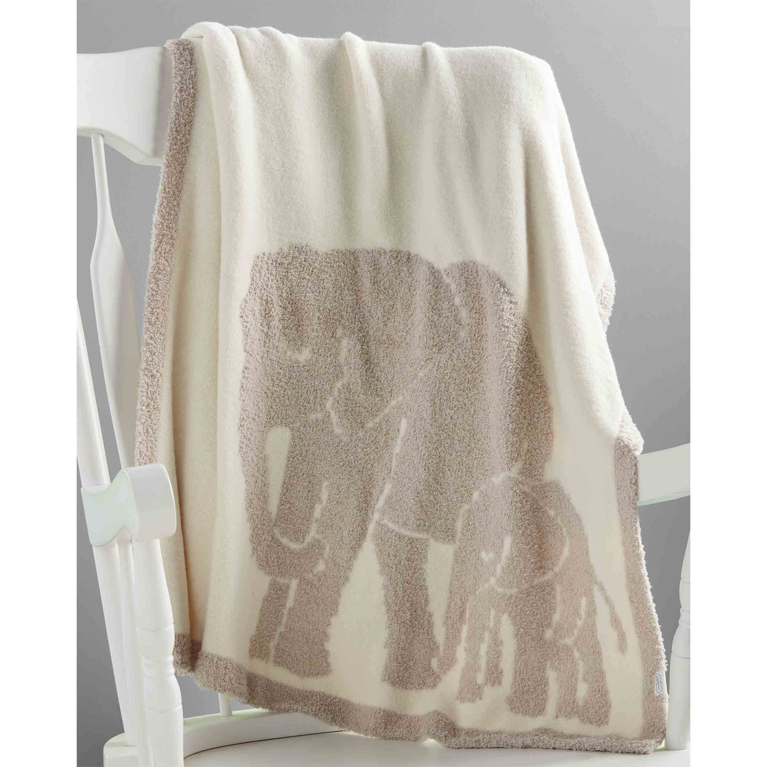 Chenille Elephant Baby Blanket - Bloom and Petal