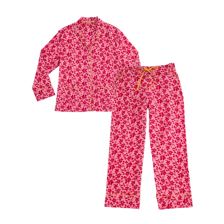 Pink Floral PJ Set