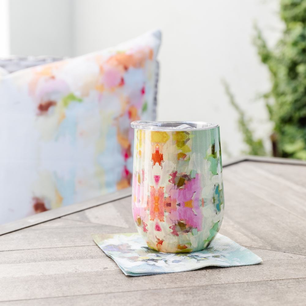 Laura Park Giverny Wine Tumbler - Bloom and Petal