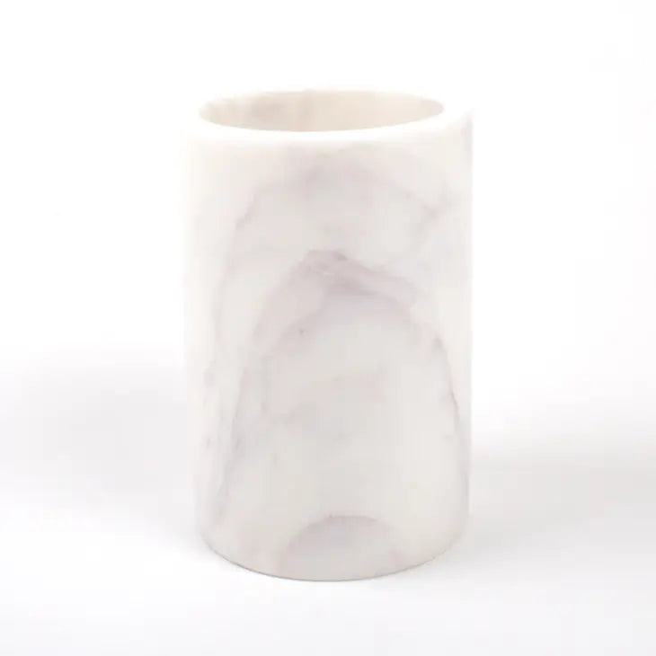 White Marble Wine Chiller - Bloom and Petal