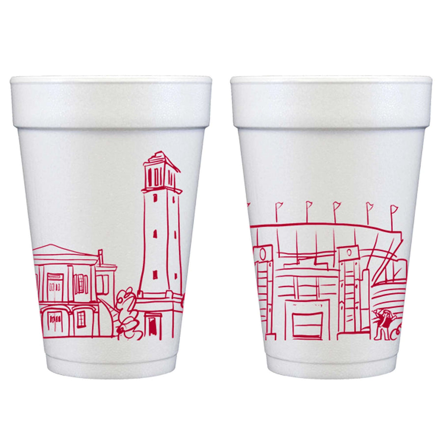 University of Alabama Skyline Foam Cups - Bloom and Petal