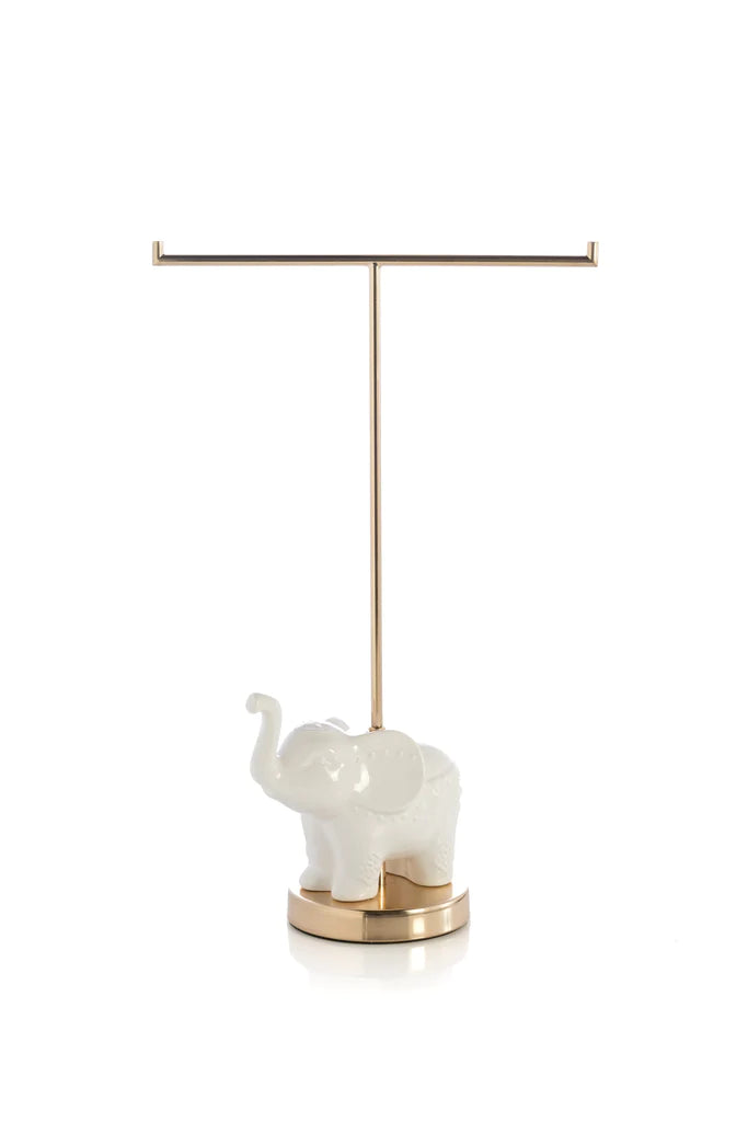 Elephant T-Stand Jewelry Stand