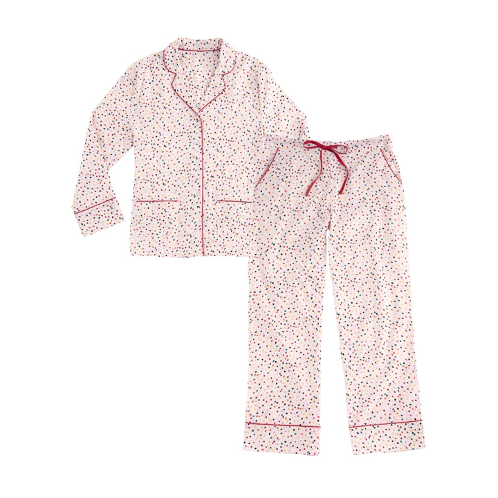 Women's Printed Cotton Flannel Pajama Set
