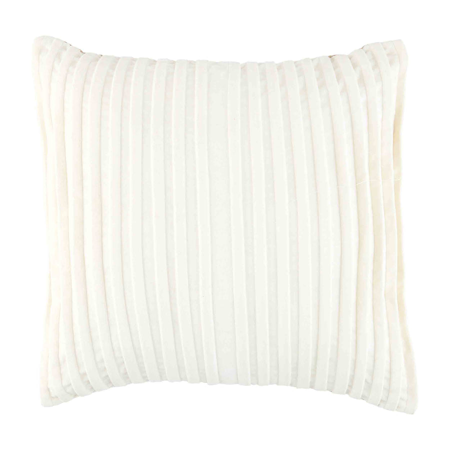 Square Pleated Velvet Pillow - Bloom and Petal