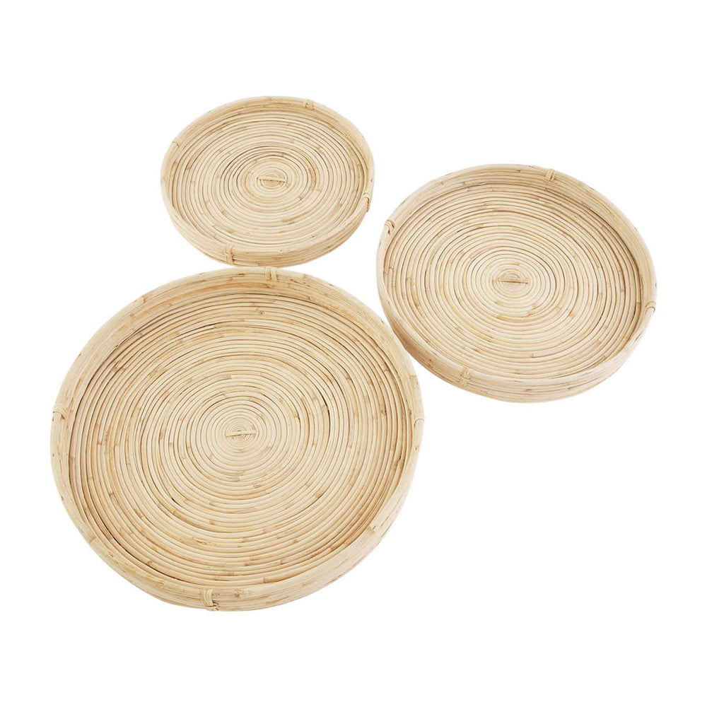 Woven Cane Tray (3 sizes) - Bloom and Petal