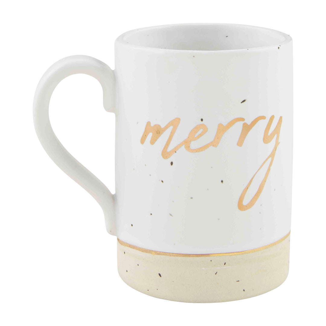 Gold Holiday Mug